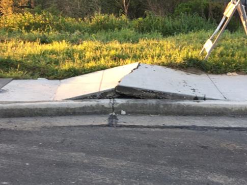 Via Verde sidewalk Repair