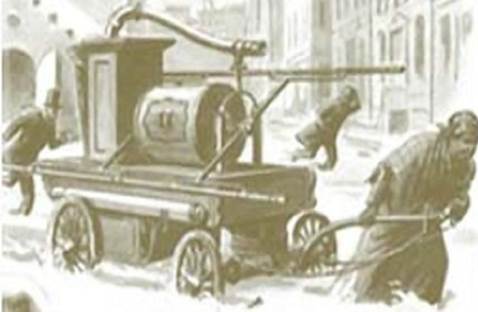 A rendering of Molly Williams, recognized as the first female firefighter in the United States.She was also a slave.