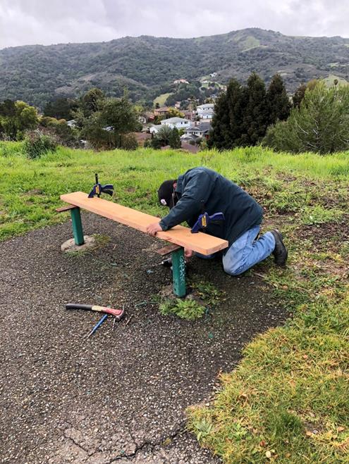 Bench Repair Raincloud