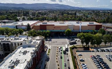 An exterior view of the closed Vallco Mall in Cupertino, California, on Thursday, April 12, 2017. (LiPo Ching/Bay Area News Group)