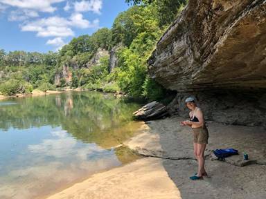 Image may contain: one or more people, outdoor, nature and water