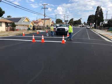 South 37th and Florida thermal crosswalks
