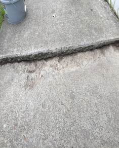 Raised sidewalk @ 23rd & Ohio (prepped)