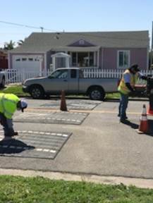 1328 Rheem Speed Cushions Installed